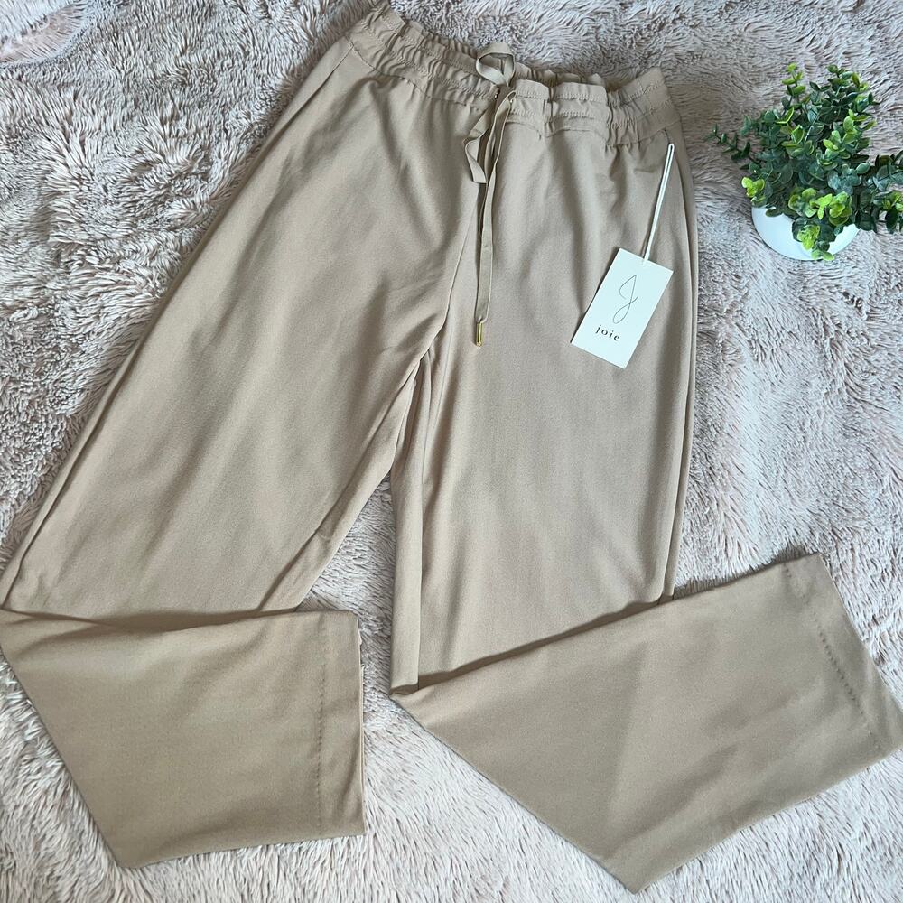 NWT Joie Tan Drawstring Elastic Waistband Casual Pants Size: Small